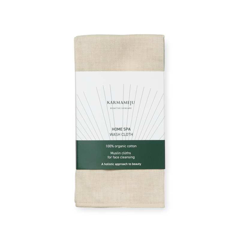 PROUD exfoliating face mask + HOME SPA wash cloths