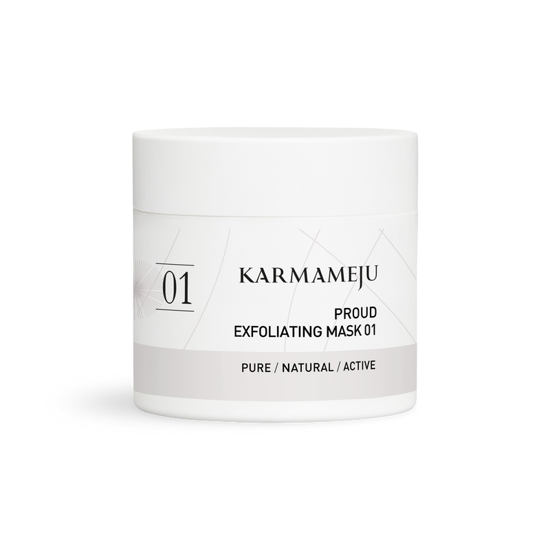 PROUD exfoliating face mask + HOME SPA wash cloths